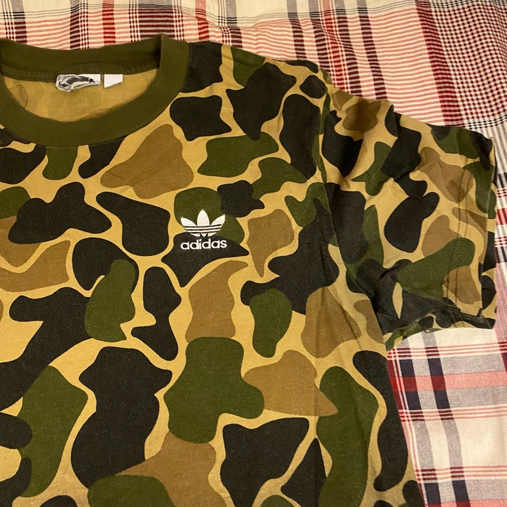 Adidas Camouflage T Shirt